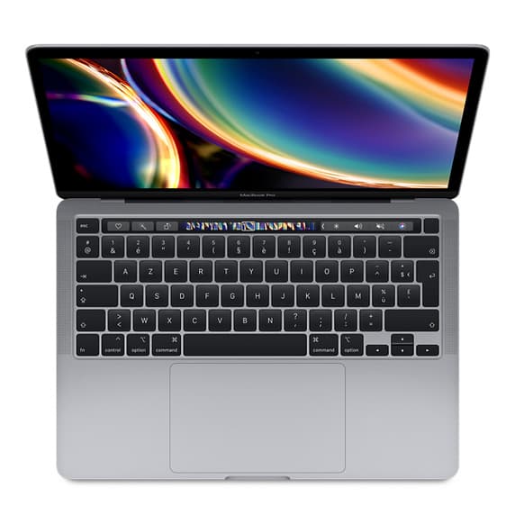 MacBook Pro Touch Bar 13" 2020 Core i5 1.4 Ghz 16 Go 512 Go SSD Gris Sidéral