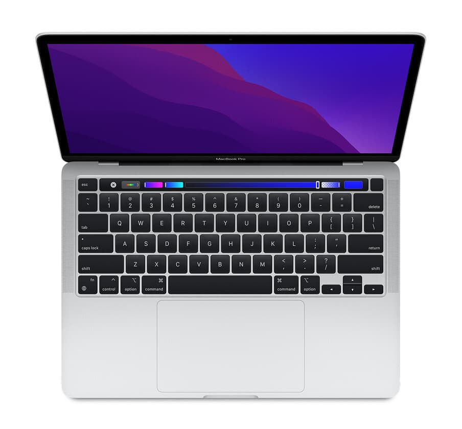 MacBook Pro Touch Bar 13" 2020 Apple M1 3.2 Ghz 8 Go 512 Go SSD Argent