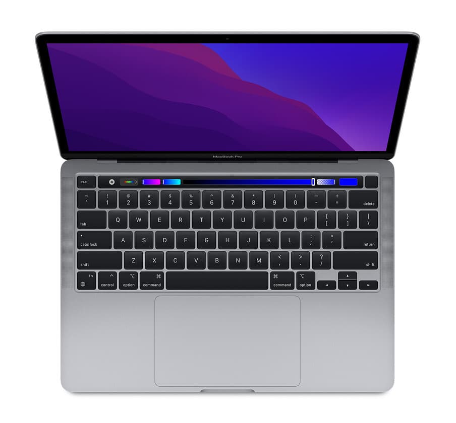 MacBook Pro Touch Bar 13" 2020 Apple M1 3.2 Ghz 16 Go 512 Go SSD Gris Sidéral