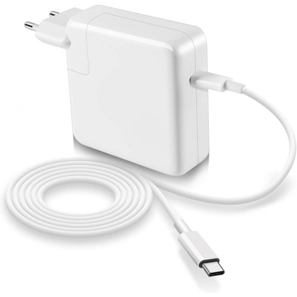 Chargeur Mac Book Pro USB C 61W 2016-2019  tablettes et Smartphones avec Ports de Type C