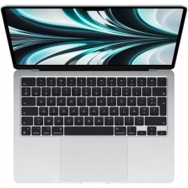 Apple MacBook Air Ordinateur portable 34,5 cm (13.6") Apple M M2 8 Go 256 Go SSD Wi-Fi 6 (802.11ax) macOS Monterey Argent