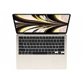 Apple MacBook Air 13 256 Go SSD 8 Go RAM Puce M2 CPU 8 cœurs GPU 8 cœurs Lumière Stellaire