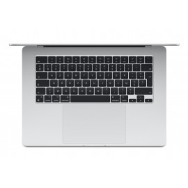 MacBook Air Portable avec Puce M2 : Écran Liquid Retina de 15,3 Pouces, 8 Go de RAM, 256 Go de Stockage SSD, caméra FaceTime HD 1080p Argent